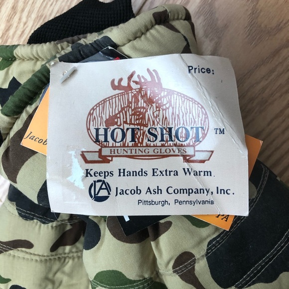 Gants de chasse isolés étanches Hot Shot, compatibles avec les écrans tactiles, camouflage